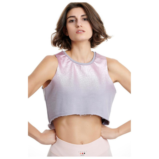 Bodytalk Γυναικεία αμάνικη μπλούζα crop Bodytalk Γυναικεία αμάνικη μπλούζα crop